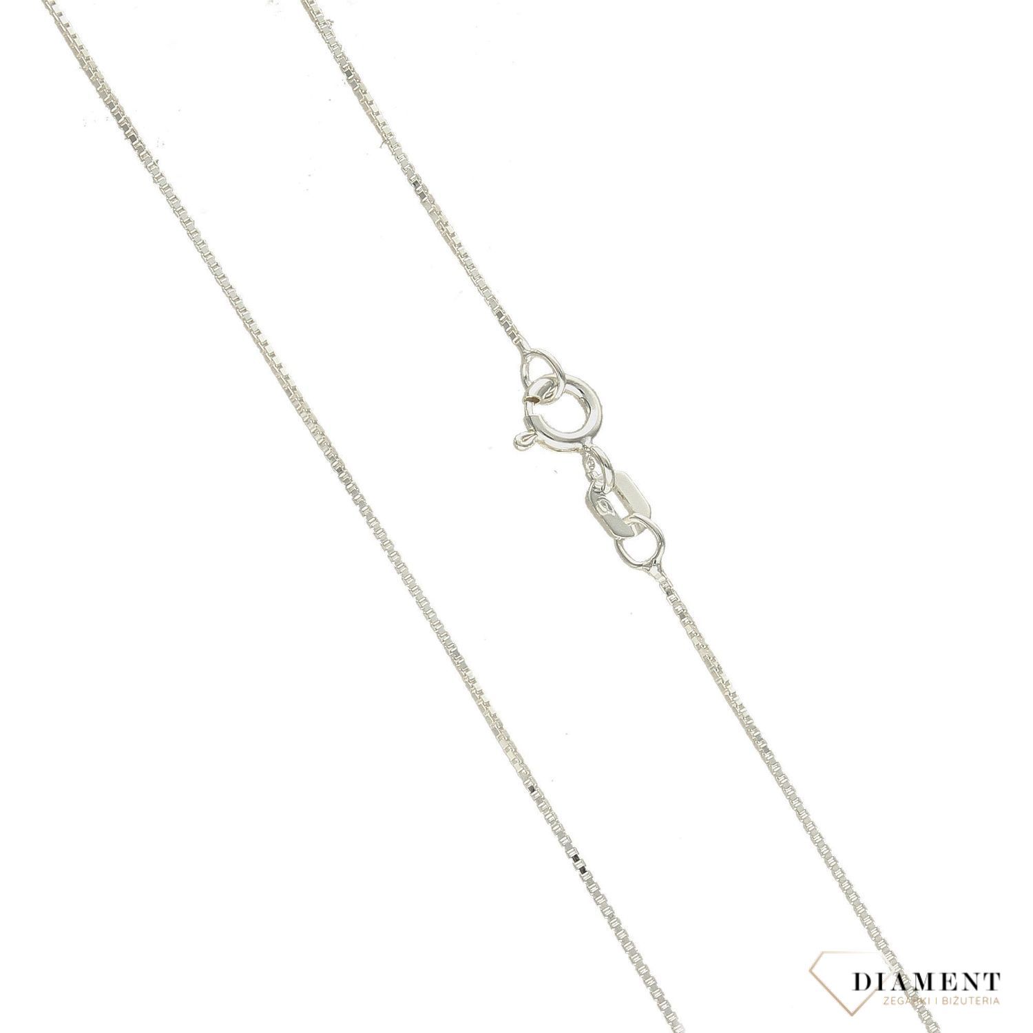 Srebrny łańcuszek kostka 0,8 mm DIA-LAN-3826-12-925 0,8mm (1).jpg